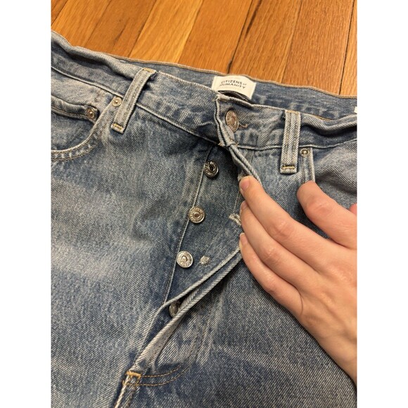 Citizens Of Humanity Ayla Baggy High Rise Wide Leg Jeans Size 31 Skylights - Picture 4 of 12